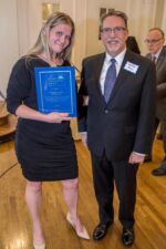 Architect Jonathan Morris (right) and an unidentified woman accept an award for the Remington Lofts. Architect Jonathan Morris (right) and an unidentified woman accept an award for the Remington Lofts.